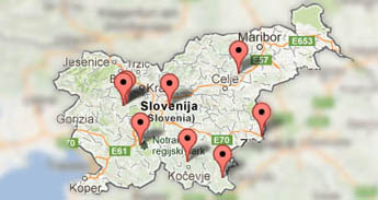 Šest servisnih točk za vgradnjo avtoplina na območju Slovenije.